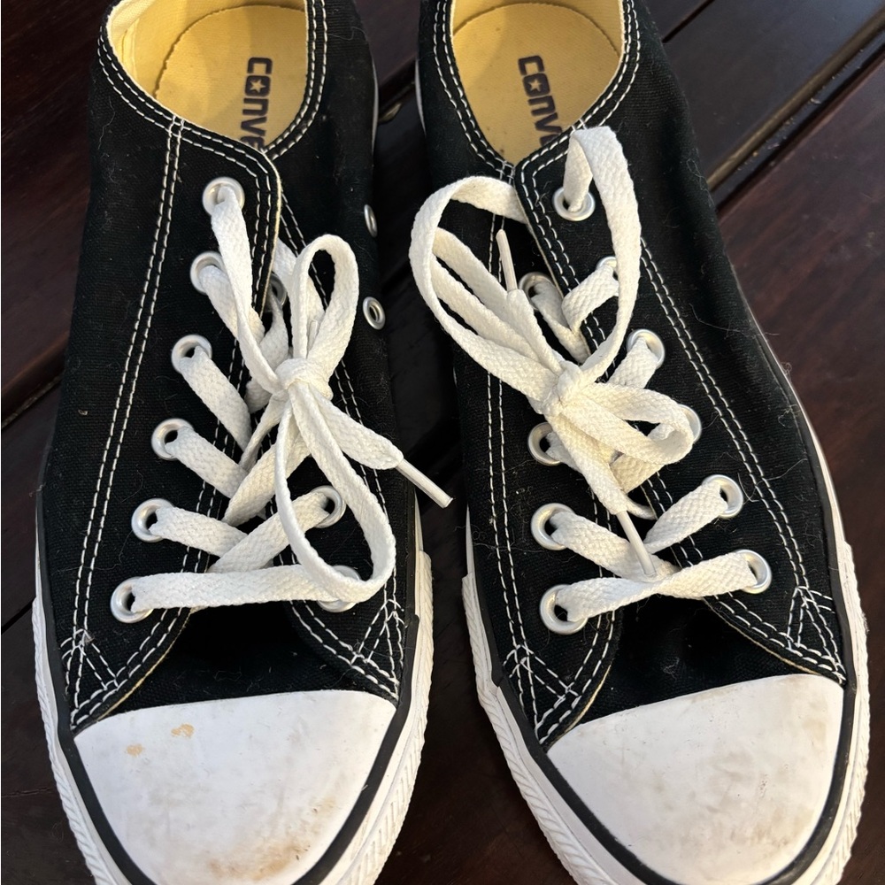 Converse Men’s Black and White All Star Sneakers